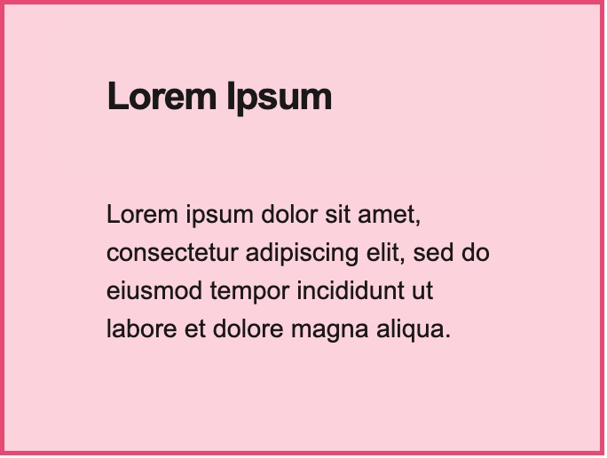 A card with a pink highlight applied.